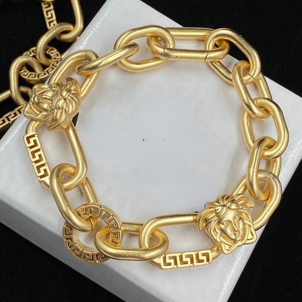 Colares de luxo clássicos pulseira de designer hip hop aço inoxidável manguito de moda unissex colares de pulseira feminina masculino pingente jóias de jóias de jóias do presente