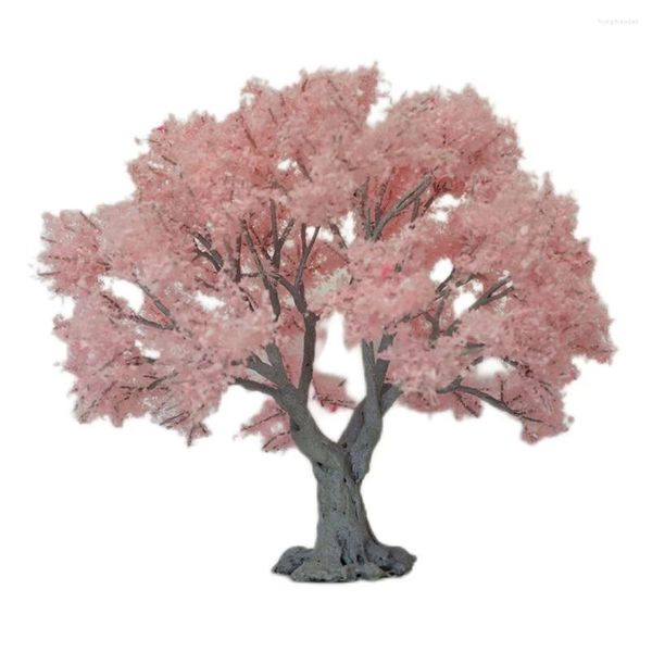 Flores decorativas modelo árvore mini mesa de areia acessório planta adorno ornamento simulação frutas ornamentos em miniatura