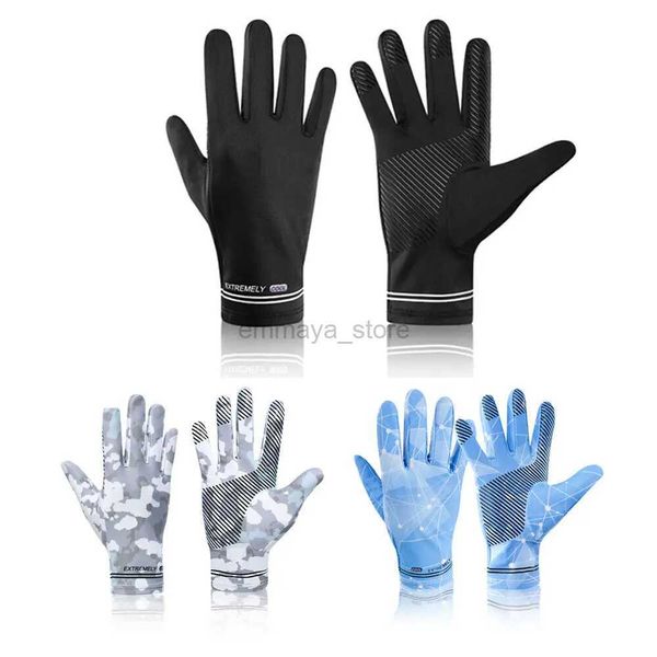 Велосипедные перчатки Летние УФ-солнцезащитные перчатки Охлаждающие перчатки для льда Вождение Велоспорт Рыбалка Женщины Мужчины Защитные перчатки для вождения 240322