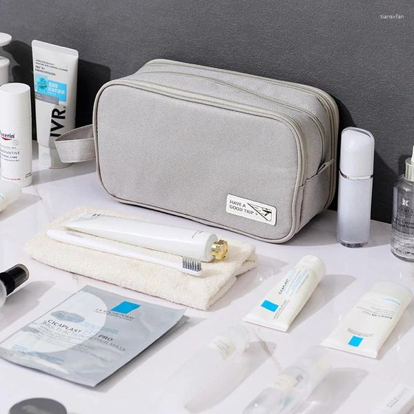 Borse per cosmetici Borsa da viaggio impermeabile da viaggio d'affari da uomo Borsa da viaggio portatile per articoli da toeletta Articoli da toeletta per trucco Borsa per kit di lavaggio per organizer