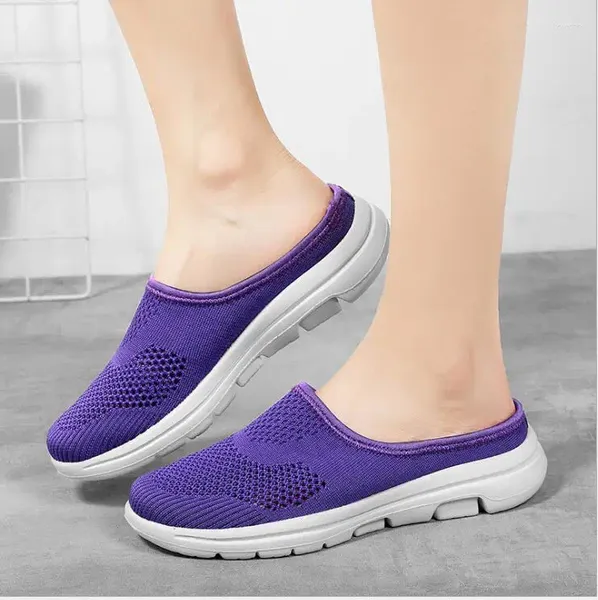 Casual Schuhe Frauen Sport Sommer Turnschuhe Femme Licht Vulkanisierte Weibliche Mesh Slip Auf ShoesWomen Mode Tenis De Mujer