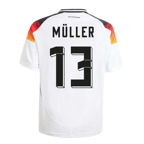 24 25 Deutschys Fußballtrikots Europäische Pokalfans Spieler Version Kroos Hummels Gnabry Werner Musiala Reus Muller Männer Fußball -Hemden Kinder Kits 2024 Havertz Frau.18