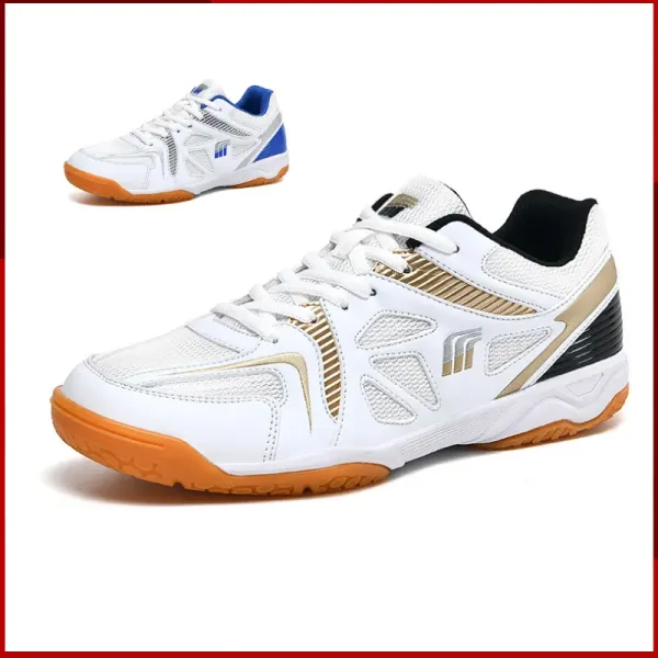 Обувь 2024 Новое прибытие Mens Professional Table Tennis Shoes Kids Light Wee Wee The Badminton кроссовки против Slip Wolleyball кроссовки