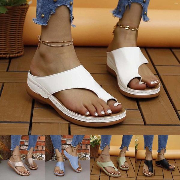 Scarpe casual da donna Pantofole da spiaggia con tacco in pendenza Pantofole per adulti Supporto per arco plantare da donna come calzino sfocato per massa