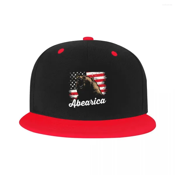 Top Caps Punk Amerikan Ayı Hip Hop Beyzbol Erkekler Kadınlar Ayarlanabilir Baş Baba Şapkası Snapback