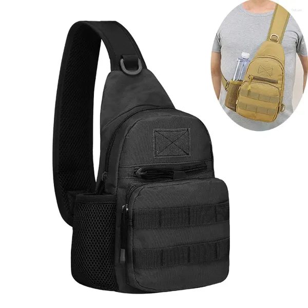 Rucksack Männer Kreuz Körper Schulter Brust Reise Outdoor Sport Klettern Wasser Flasche Wandern Männliche Umhängetasche Sling