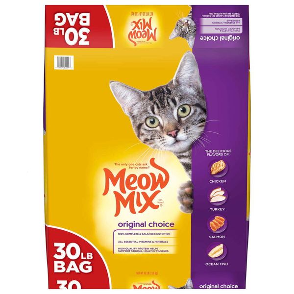 Сухой корм для кошек Meow Mix Original Choice, 30 фунтов