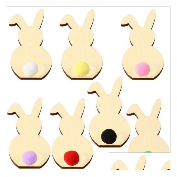 Geschenksets Ostern Ornamente Kaninchen Handwerk Hase Handwerk DIY Zimmer dekorative Kunst Kinder Cartoon Home Dekoration Party Supplies Dw5055 D Otlag