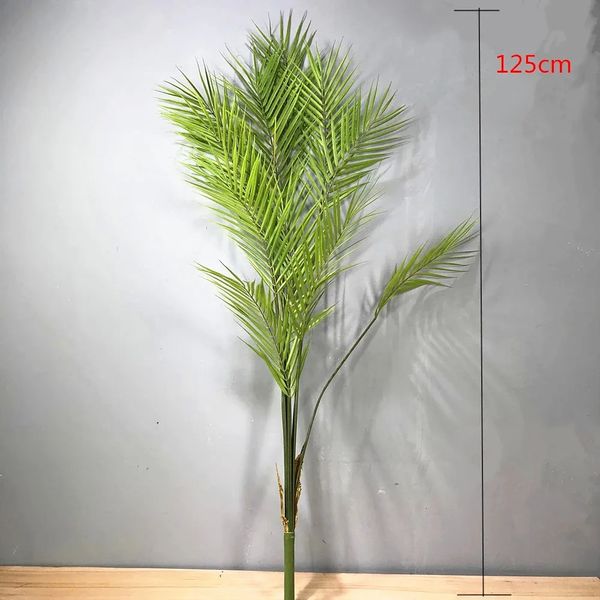 75CM125CM Artificiale Grande Palma rara Verde Realistico Piante tropicali Plastica per interni El Office Home Decor Accessori 240314