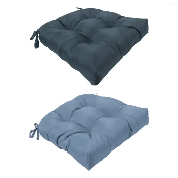 Подушка для патио Водонепроницаемая подушка для стула Йога Многофункциональная с завязками для столовой