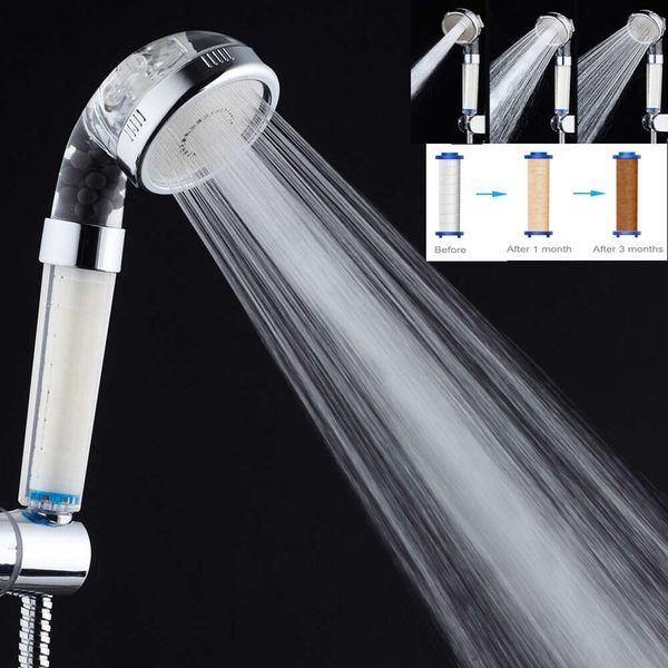 Neue 3 Modi Kopf Nebel Filter Hochdruck SPA Dusche Wasser Sparen Badezimmer Bad Home Innovative Zubehör