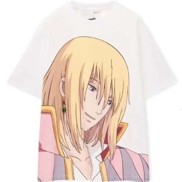 maglietta da uomo estiva maglietta firmata maglietta da uomo moda donna personaggio anime stampa grafica maglietta girocollo felpa manica corta monocolore