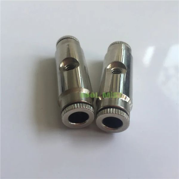 Pulverizadores S141 Conector de trava deslizante com assento de bico único, acoplamento rápido, conexão de mangueira de 6,35 mm, assentos de bico à prova de vazamento, 5 unidades/lote