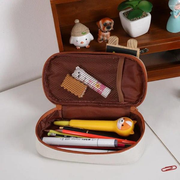 Портативная творческая милая белка карандаш сумка Kawaii большие мощные паучья ящик с высокой внешностью