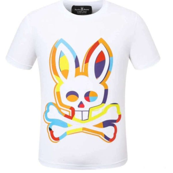 Psikolar Bunnys Yaz Kısa Tişörtler Erkekler Kadın Gömlek Moda Tshirt Tavşanlar Desenli Gömlek Çiftler T Shirt Karakter Tasarımları Tshirts Boyut M-3XL 251