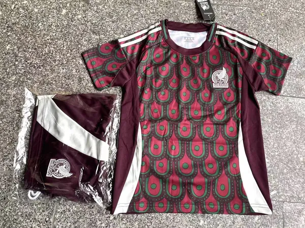 Nova camisa da Copa do Mundo do México para crianças e adultos