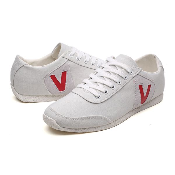 Hot Spring Summer New Uomo Donna Scarpe casual da esterno Sneakers piatte Scarpe da corsa comode e traspiranti Nero Bianco Rosso Grigio