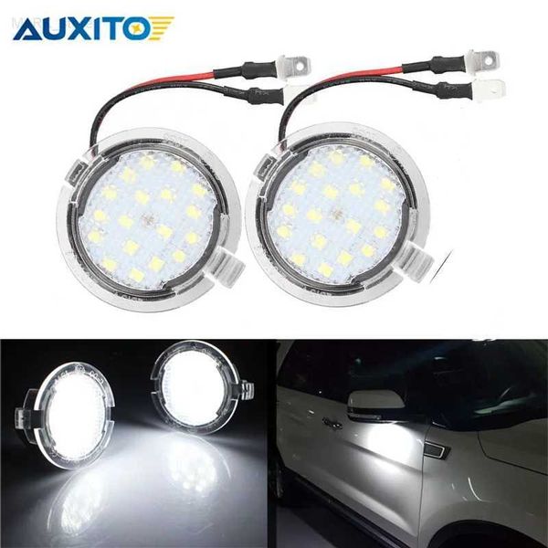 Outras luzes de carro 2X LED Pathway Lighting CANBUS sob espelho Puddle Light para o Ford Edge Ranger Mondeo Fusion Flex Explorer Taurus Expedition TeamL204