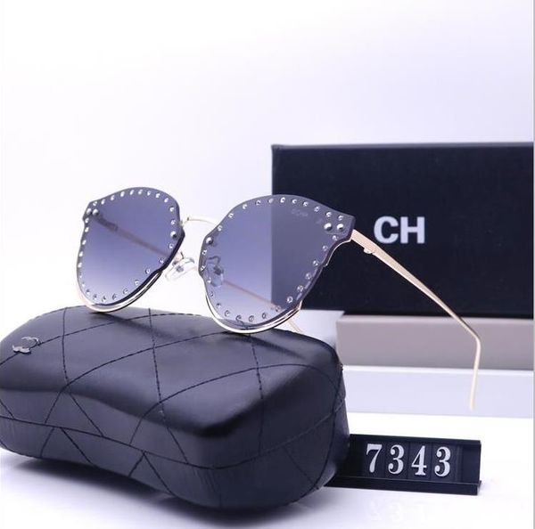 Мужские каналы дизайнерские солнцезащитные очки с солнцезащитными очками для женских классиков