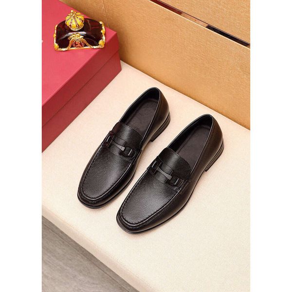 2023 Herren Kleid Ferra Feragamo Ferragamo Schuhe Mode Bräutigam Hochzeitsschuhe Formelle Echtleder Oxfords Herren Markengeschäft Вы Casual Loafers Größe 38-45