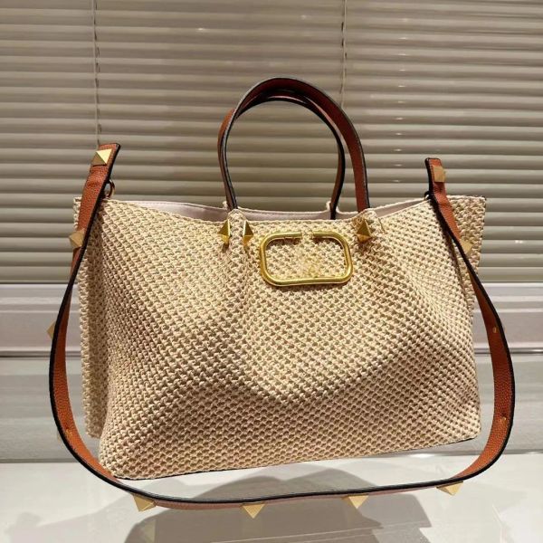 Designer sacola de palha bolsas noite ouro crochê bolsa mulheres corrente hobo totes ombro mensageiro saco de metal bloqueio carteira crossbody saco de luxo maquiagem embreagem