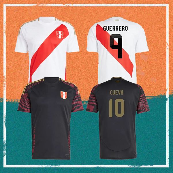 24/25 Peru Copa América Camisas de futebol 2024 PINEAU CUEVAS CARTAGENA ABRAM camisas da seleção nacional LOPEZ CALLENS Uniforme de futebol