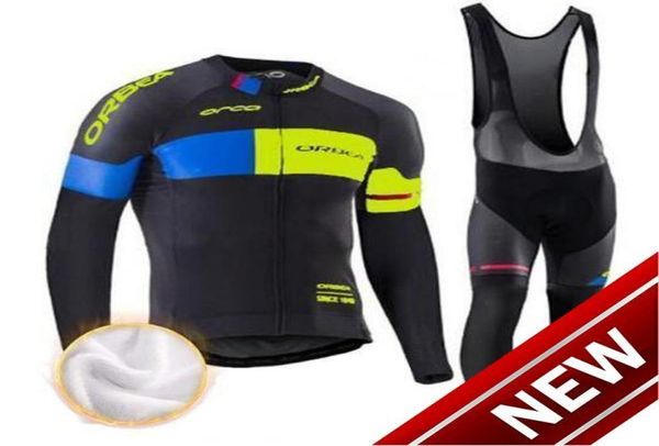 2021 Orbea Maglie da ciclismo Set da ciclismo Inverno termico in pile maniche lunghe da corsa Mtb Suit Maillot Bike Abbigliamento Ropa Ciclismo Spor7032560