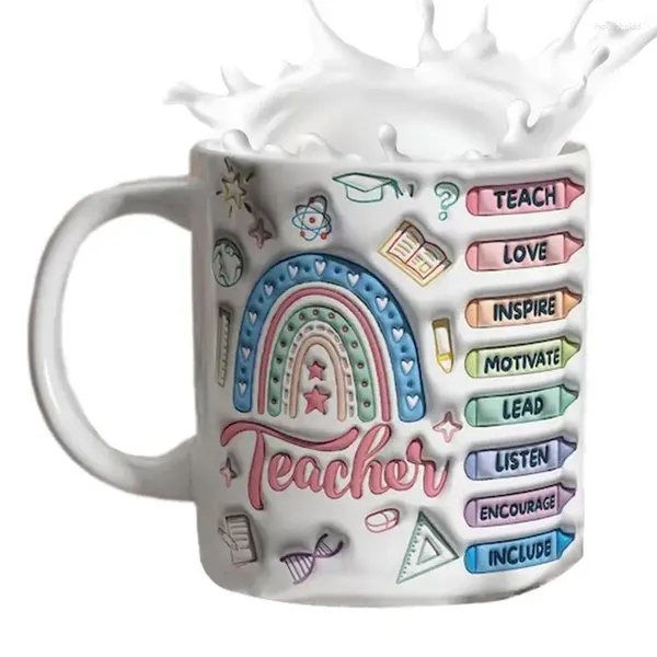 Tassen Lehrer-Geschenktasse, 350 ml, Keramik-Kaffeetasse für die Schulkaffeetasse Ihres Lehrers