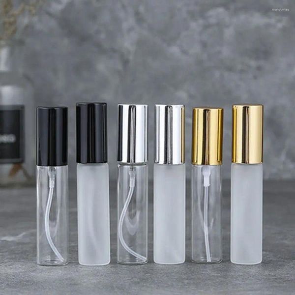 Garrafas de armazenamento mini portátil hidratante transparente mão sabão líquido spray garrafa perfume atomizador recarregável vidro recipiente cosmético