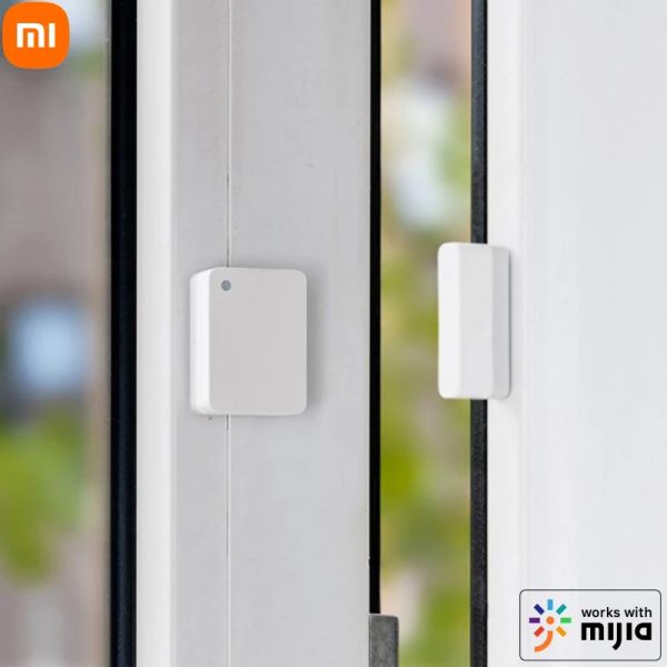 Controle Xiaomi Mijia Porta Sensor 2 Versão Bluetooth Sensor de janela inteligente Tamanho do bolso Smart Home Control Automatic Work para Mihome App