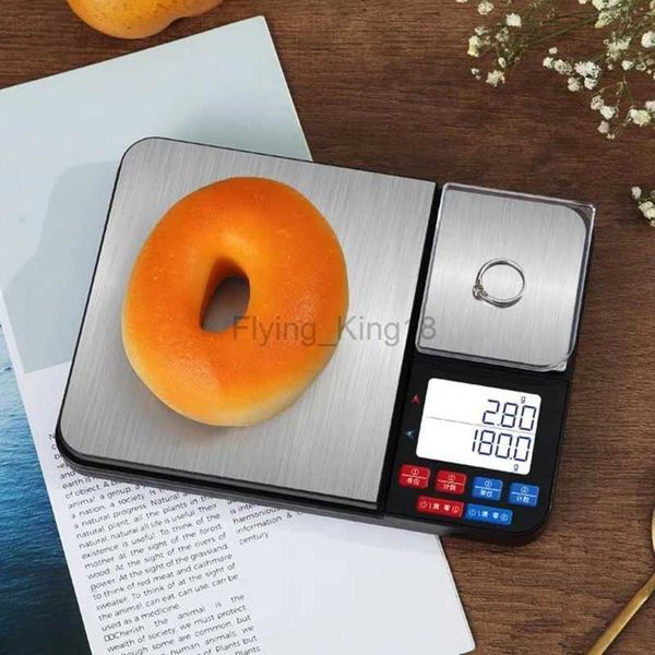 Balanças domésticas para pesagem inteligente, balança de cozinha culinária, balança digital de alimentos com plataformas de peso duplo, versão de bateria 240322