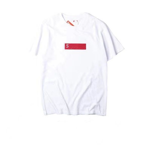 Sürpriz Superme Tasarımcı Gömlek Supremshirt New York Kralı Kısa Kollu Erkek T Kadın Gömlekleri Büyük Boy Sweatshirt Man Sport 43