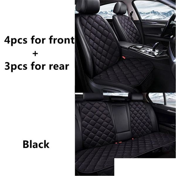 Capas de assento de carro ERS Frente Traseira Protetor Almofada Mat para Changan Cx20 Cx30 Cs35 Cs75 Cs15 Cs95 Cs55 Plus Cs85 Casal Drop Delivery Aut Otouf