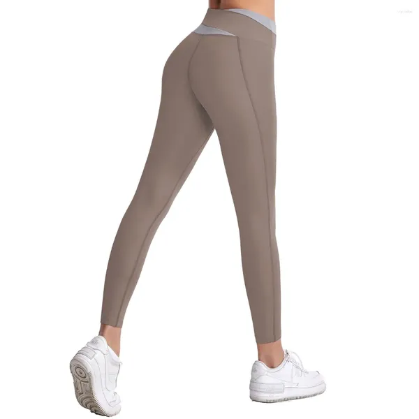 Frauen Hosen Sexy Scrunch Leggings Push-Up Strumpfhosen Frau Zurück V-Taille Gym Sport Frauen Fitness Legging BuLift Yoga