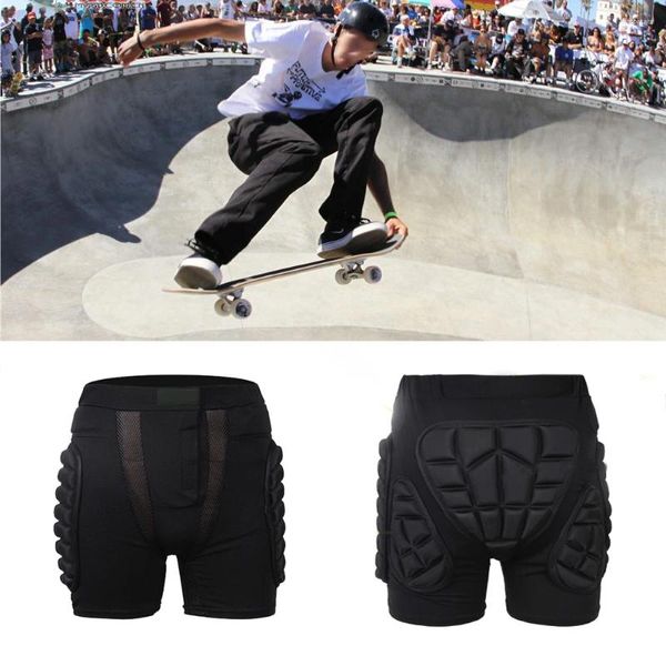 Vestuário de motocicleta unissex motocross calções de proteção esqui skate skate snowboard proteção quadril bupad resistência à queda rolo acolchoado