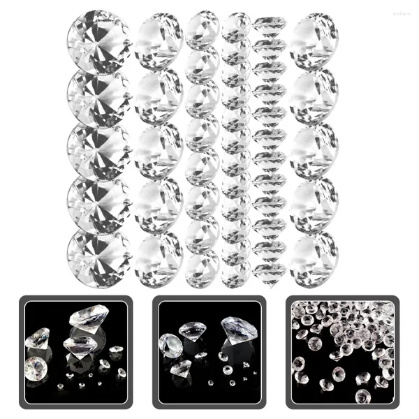 Vazolar 500 PCS Noel Dekorasyon Yemek Odası Masa Rhinestones Akrilik Kristal Takı