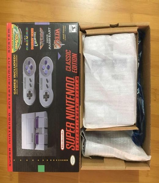 Controladores de jogo Joysticks SuperNES Nintend 21 Jogos SNES Game Console 16bit SNES MINI Game Console US Versão 30 Jogos Support2470989