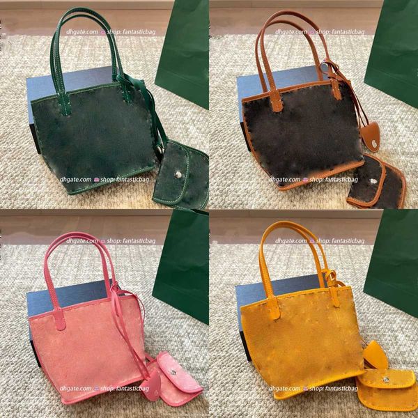 İki parçalı el çantası mini çanta moda tasarımcısı çanta lüks deri moda klasik çift taraflı omuz çantası 7a kalitesi
