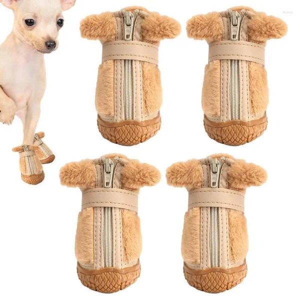 Botas de vestuário para cães protetores antiderrapantes bota de gato sapatos de cachorro respirável caminhada para ambientes internos e externos