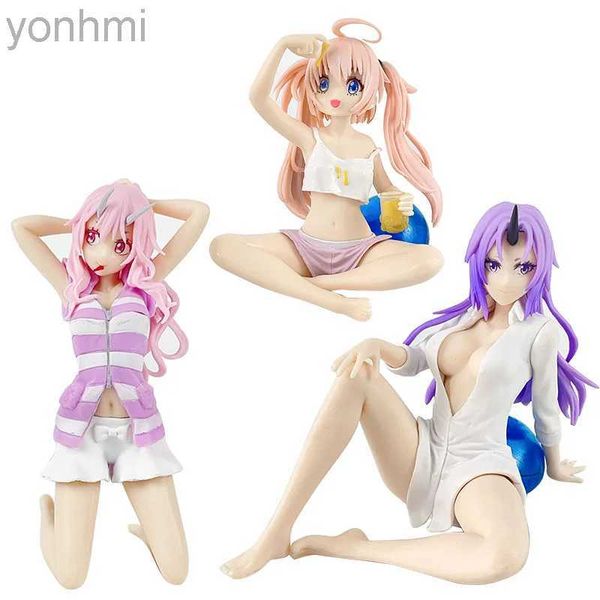 Figuras de brinquedo de ação Sexy Girl Anction Figura That Time I Got Reencarnated As A Slime Figures Milim Nava Dolls Shion Figur Shuna Anction Figura Toys 240322