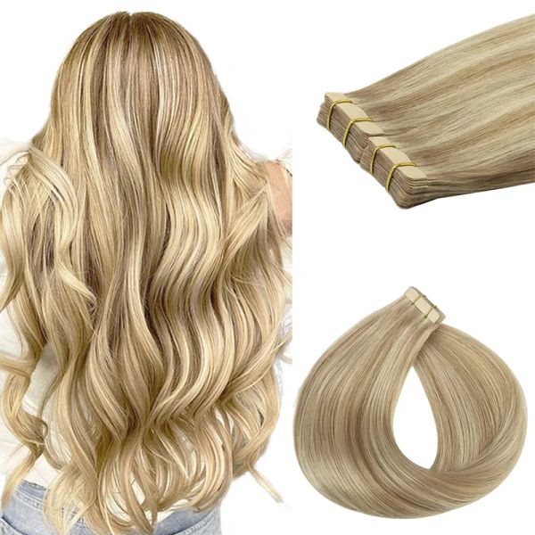 Extensões Fita Invisível Sem Fita Invisível em Extensões de Cabelos Humanos Remy Remy Cabelo Defino Remy Remy Cabelo Veda de Defesa Breta