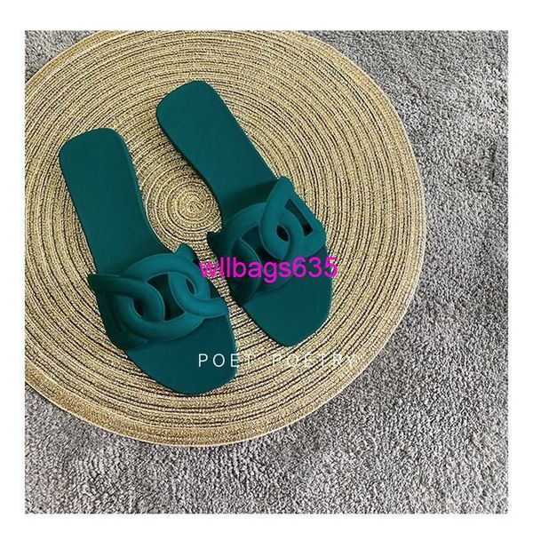 Aloha Sandálias de borracha femininas chinelos nariz de porco chinelos de plástico para mulheres verão outwear fundo plano de borracha Inhs maré antiderrapante malha vermelha Rubbe tem logotipo HBHN9L