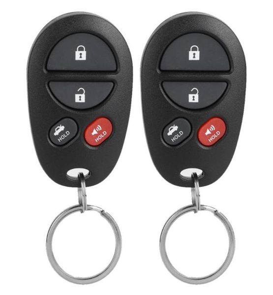 Allarme Sicurezza Nero Universale Sistema Antifurto per Auto 4 Pulsanti Keyless Entry Kit Chiusura CentralizzataKeyless5068545