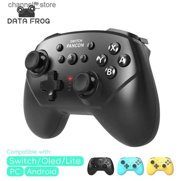 Controller di gioco Joystick Data Frog Controllo wireless per Nintendo Switch Pro Controller Controller di gioco Turbo per Nintendo Switch Accessori OledY240322