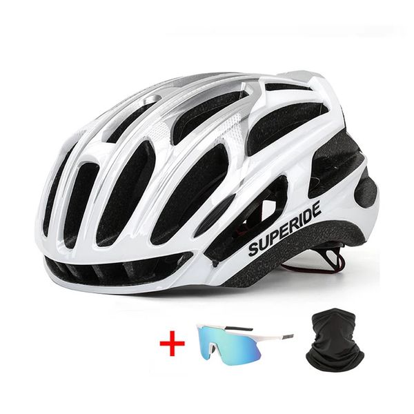 SUPERIDE TRAIL DH MTB-Fahrradhelm mit Brille, ultraleicht, für Mountainbike, Sicherheit, für Herren und Damen, Straßenreiten, Radfahren, 240312