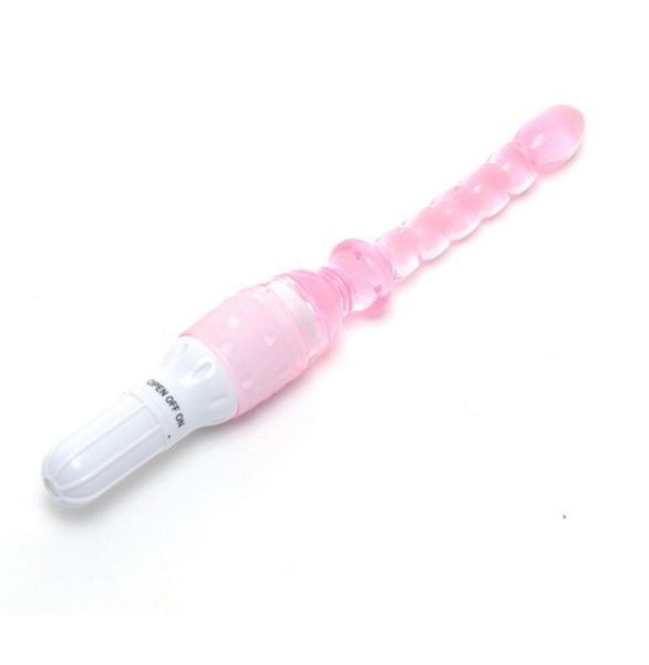 Vibratore Stick Lungo Anal Butt Plug Perline Silicone Gspot Massaggiatore Adulti Sex Shop Giocattoli del sesso per coppie Masturbazione Dildo5219783