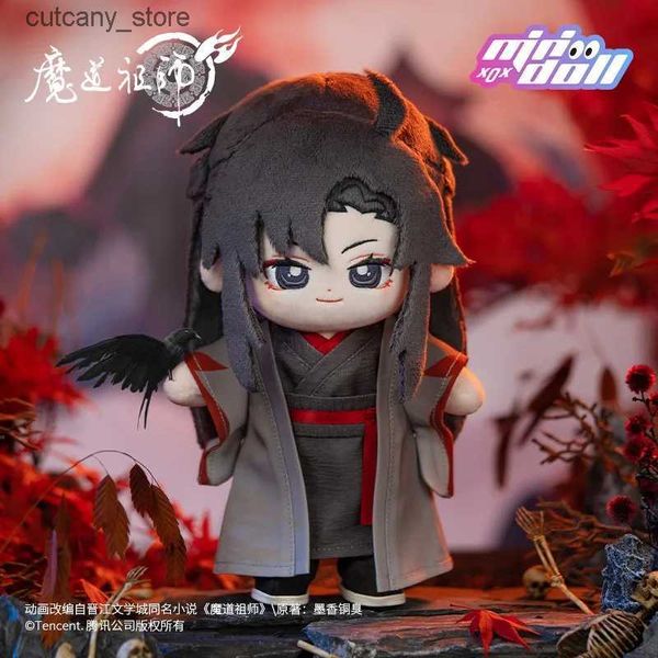 Animali di peluche ripieni Mo Dao Zu Shi Wei Wuxian Lan Wangji Peluche Hua Cheng Xie Lian Bambola Anime Peluche Figura Gran Maestro della coltivazione Donic L240322