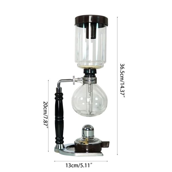 Werkzeuge Siphon Tee Siphon Topf Vakuum Kaffeemaschine Glas Typ Kaffeemaschine Filter Dropship