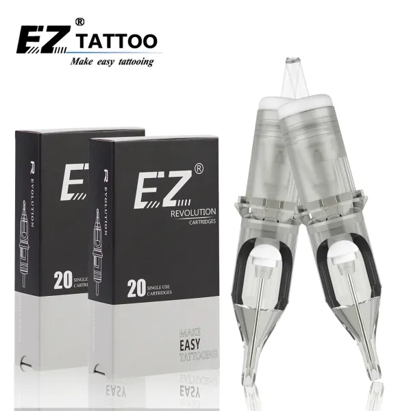 Иглы EZ Tattoo Needles Revolution Cartridge Round Liner #10 (игла 0,30 мм) RC1003RL RC1005RLRC1007RL RC1009RL RC1014RL 20 шт./лот