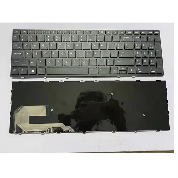 Novo teclado de laptop americano para hp elitebook 850 g5 moldura preta sem teclado retroiluminado oem